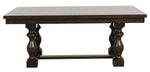 Reid Dark Cherry Wood Extendable Dining Table