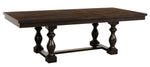 Reid Dark Cherry Wood Extendable Dining Table