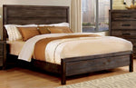 Rexburg Wire-Brushed Rustic Brown Twin Bed