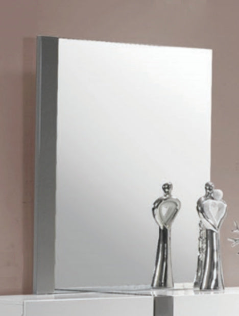 Seville Silver Wood/Glass Dresser Mirror