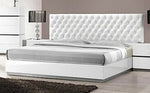 Seville White Wood Cal King Bed