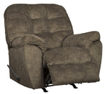 Accrington Earth Fabric Manual Rocker Recliner