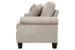 Alessio Beige Fabric Loveseat