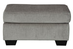 Altari Alloy Chenille Ottoman