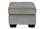 Altari Alloy Chenille Ottoman