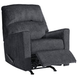 Altari Slate Chenille Manual Rocker Recliner