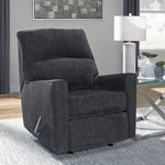 Altari Slate Chenille Manual Rocker Recliner