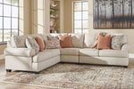 Amici 3-Pc Linen Fabric Sectional with LAF Sofa (Oversized)