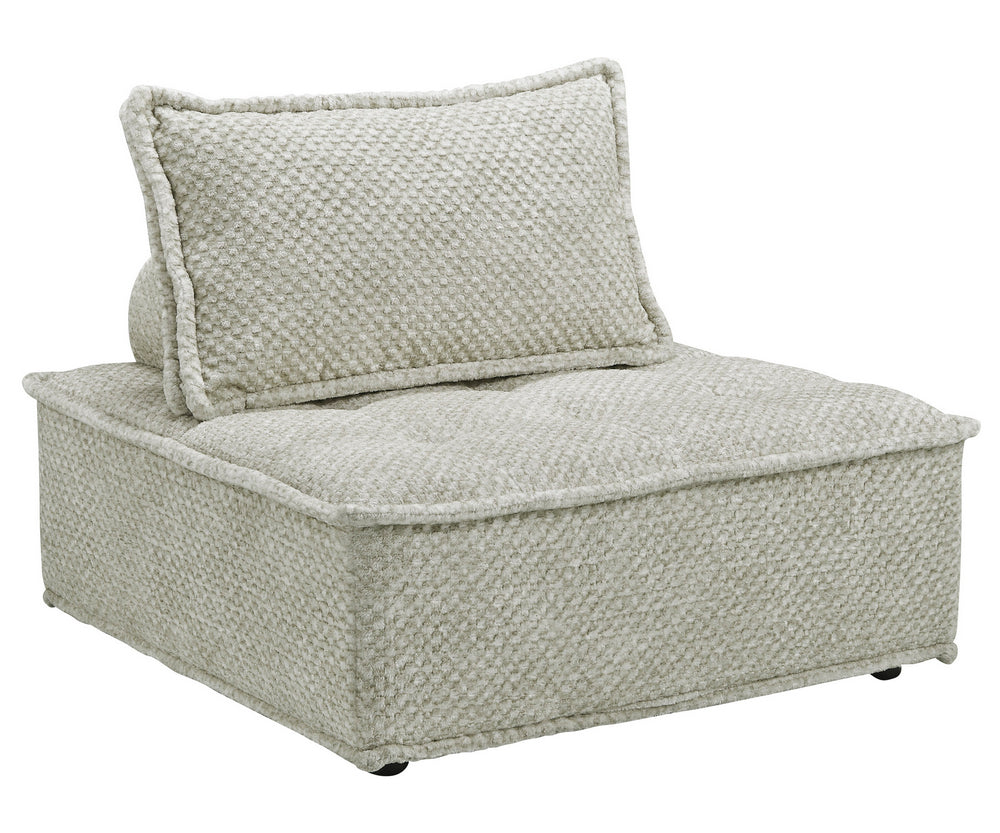 Bales Taupe Fabric Accent Chair