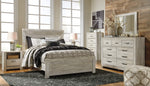 Bellaby Whitewash Wood Queen Panel Bed