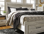 Bellaby Whitewash Wood Queen Storage Bed