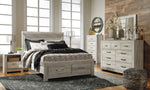 Bellaby Whitewash Wood Queen Storage Bed