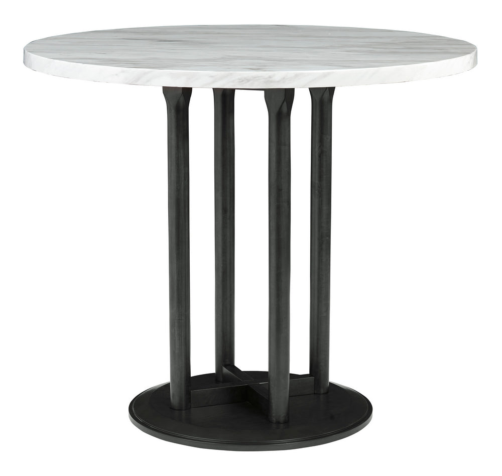 Centiar Two-Tone Round Counter Height Table