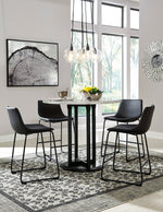 Centiar Two-Tone Round Counter Height Table