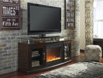 Chanceen Medium TV Stand with Fireplace Insert