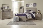 Culverbach Gray Wood Full Panel Bed