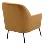 Dericka Gold Fabric Accent Chair