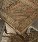 Grindleburg Light Brown Wood Dining Table