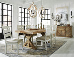 Grindleburg Light Brown Wood Dining Table