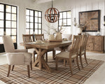 Grindleburg Light Brown Wood Dining Table