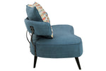 Hollyann Blue Fabric RTA Sofa