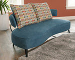 Hollyann Blue Fabric RTA Sofa