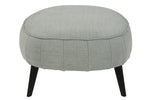 Hollyann Gray Oversized Accent Ottoman