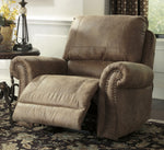 Larkinhurst Earth Faux Leather Manual Rocker Recliner