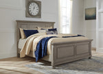 Lettner Light Gray Cal King Panel Bed