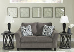 Nemoli Slate Fabric Loveseat