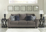 Nemoli Slate Fabric Sofa (Oversized)