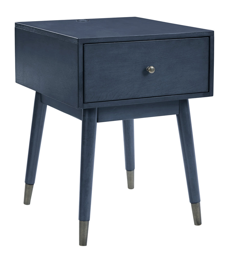 Paulrich Antique Blue Wood Accent Table