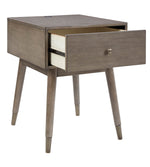 Paulrich Antique Gray Wood Accent Table