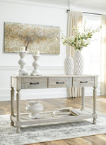 Shawnalore Whitewash Wood Sofa Table