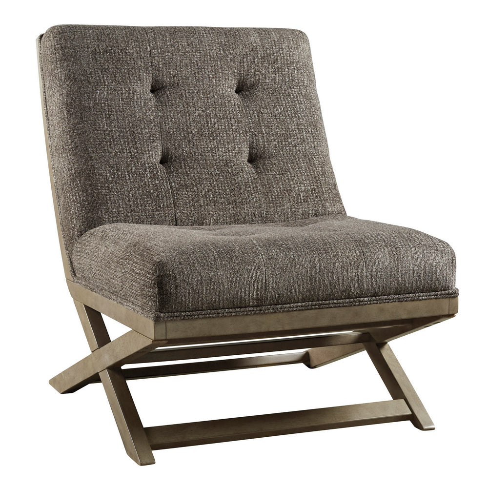 Sidewinder Taupe Fabric Accent Chair