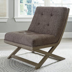 Sidewinder Taupe Fabric Accent Chair