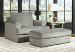 Soletren Ash Oversized Accent Ottoman