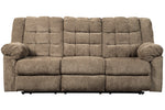 Workhorse Cocoa Manual Recliner Sofa