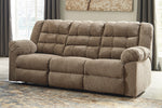 Workhorse Cocoa Manual Recliner Sofa