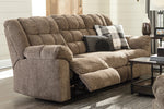 Workhorse Cocoa Manual Recliner Sofa