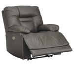 Wurstrow Smoke Leather Power Recliner