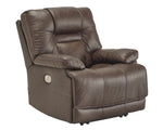 Wurstrow Umber Leather Power Recliner