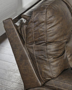 Wurstrow Umber Leather Power Recliner