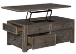 Wyndahl Rustic Brown Lift-Top Coffee Table