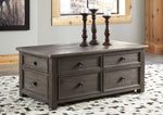 Wyndahl Rustic Brown Lift-Top Coffee Table