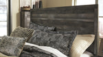 Wynnlow Gray Wood Queen Panel Bed