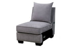 Skyler Gray RAF Sectional w/Chair (Oversized)