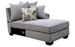 Skyler Gray RAF Sectional w/Chair (Oversized)