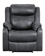 Yerba Dark Gray Manual Recliner