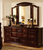 Tuscan II Glossy Dark Pine 8-Drawer Dresser